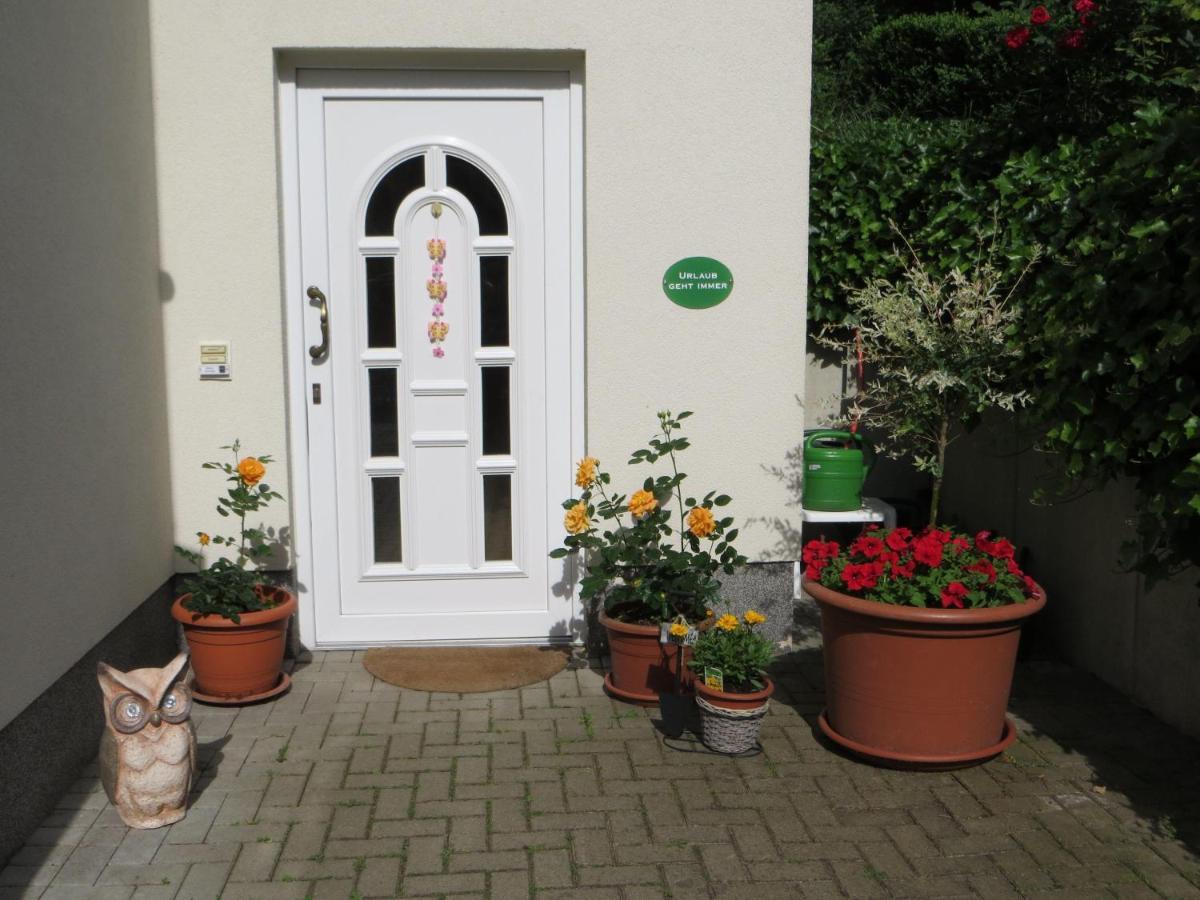 Weisses-Haus-Am-Kurpark-Fewo-Waldblick Quedlinburg Exterior foto