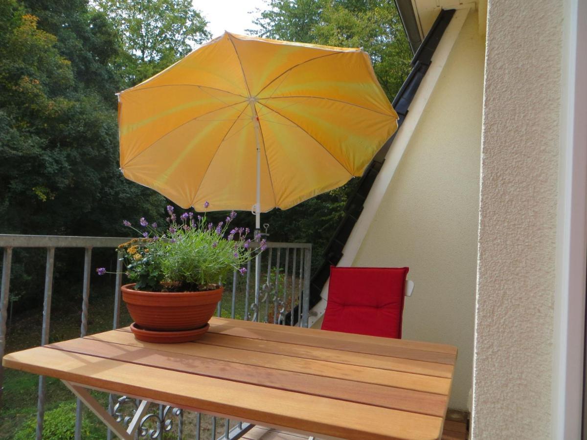 Weisses-Haus-Am-Kurpark-Fewo-Waldblick Quedlinburg Exterior foto